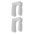 thumbnail image 1 of Phenofice 2Pcs Wall Mounted Boot Storage Rack for Tall Boots and Shoes White Plastic Entryway, 1 of 8