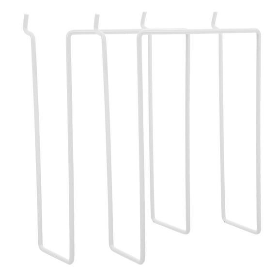 Phenofice 2pcs Cute Office Supplies Pegboard Hooks White Metal Storage Item For Home Office