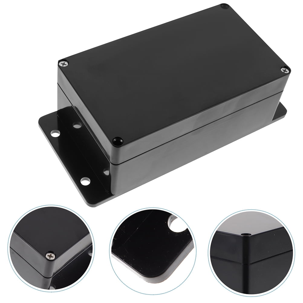 Phenofice 2pcs Outdoor Electrical Box Cover Junction Box Plastic Black ...