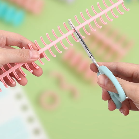 Phenofice 30Pcs Assorted Color Plastic Binder Combs for Spiral Coil and Notebook Binding