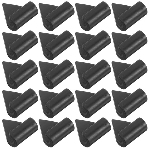Phenofice 30pcs Wire Holder Clamp Black Plastic Car Wire Clips For Automotive Dashboard Cable Management