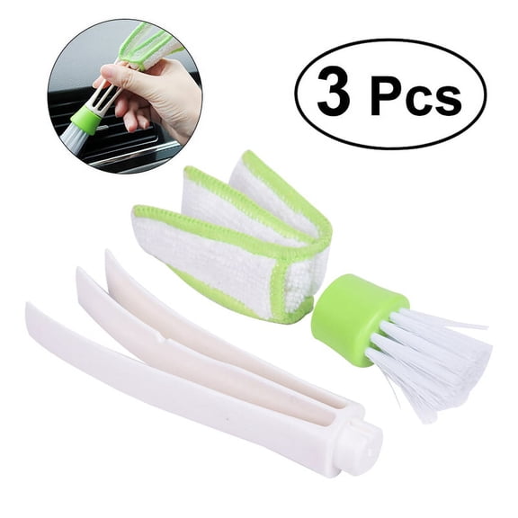 Phenofice 3-Piece Double-Ended Air Conditioner Duster Set with Washable Cloth Covers, Assorted Colors for Easy Cleaning