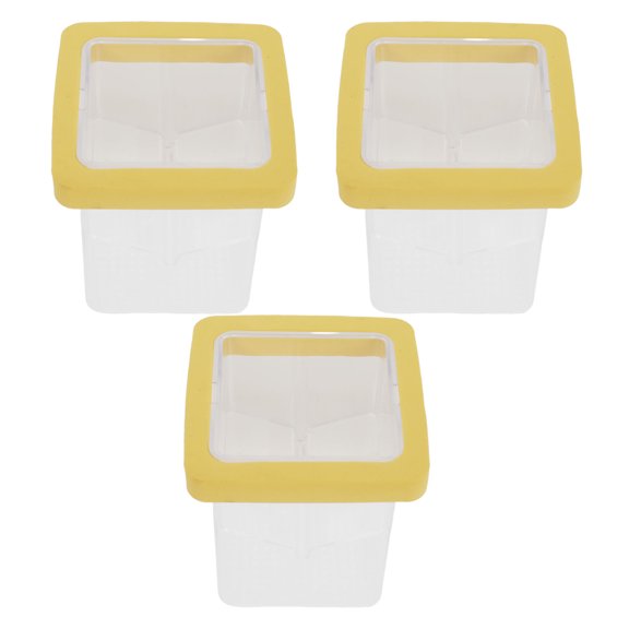 Phenofice 3Pcs Fish Breeding Box for Aquarium Floating Hatchery with Dual Layer Fish Separation Design
