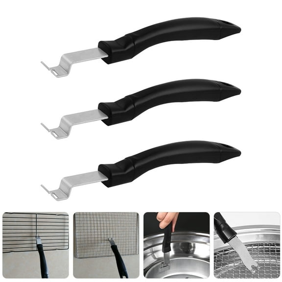 Phenofice 3Pcs Heat-resistant Grill Plate Gripper for Home and Restaurant Use
