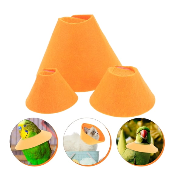 Phenofice 3Pcs Multifunctional Soft Postoperative Collar for Small Pets Guinea Pigs Hamsters and Squirrels