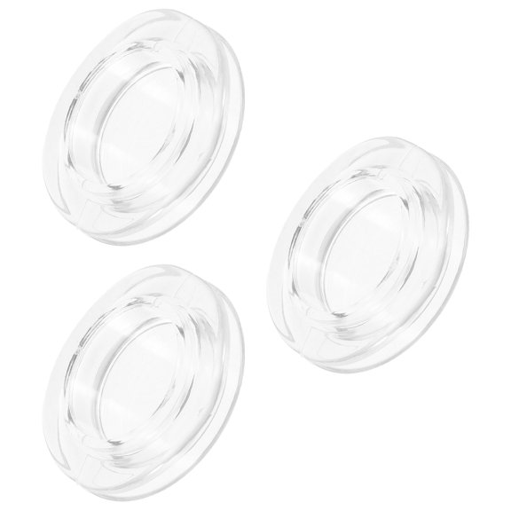 Phenofice Durable Transparent Silicone Patio Table Hole Plug for Easy Installation 3Pcs