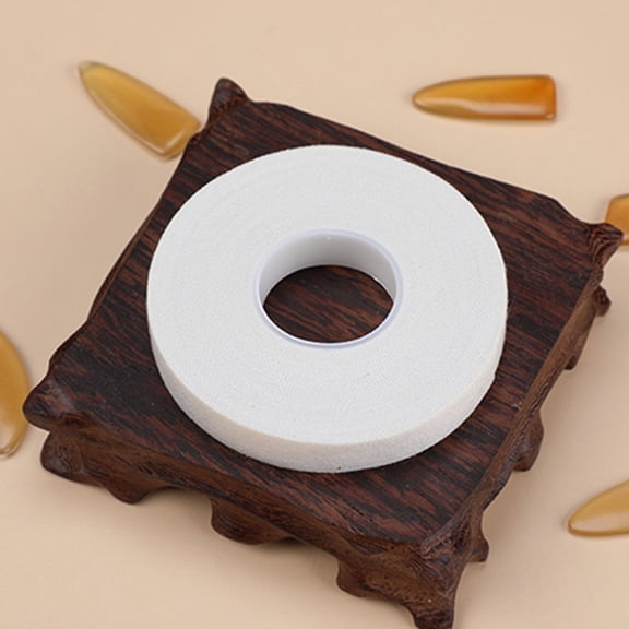 Phenofice 3Pcs White Elastic Fabric Nail Finger Tapes for Guzheng Pipa Performance Finger Protection