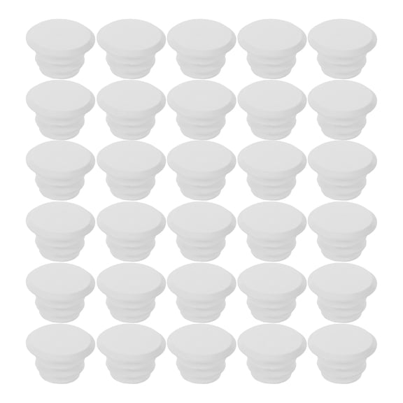 Phenofice 40Pcs White Bike Handlebar End Plugs for Roadbike with Shock Absorption and Grip Texture