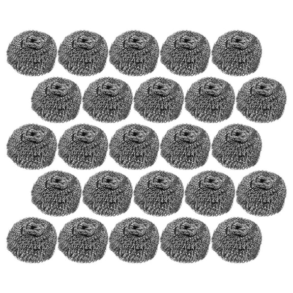 Phenofice 48 Pcs Steel Wire Dish Scrubber , Tone Scouring Pads for Cleaning Pots, Pans, Cookware & Kitchen Utensils