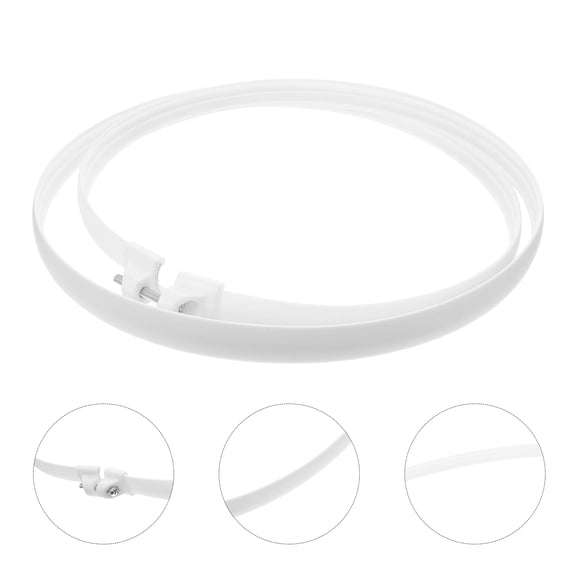 Phenofice 4PCS Fan Hoop Fixing White ABS and Iron Rings for Desk and Wall Fans Secure Attachment Home and Office