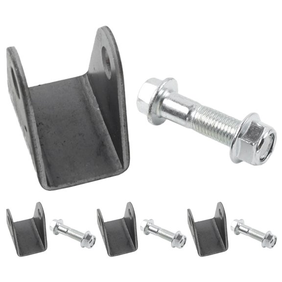 Phenofice 4Pcs Atv Shock Mount Bracket Kit Grey Reinforced Support for Offroad Suspension