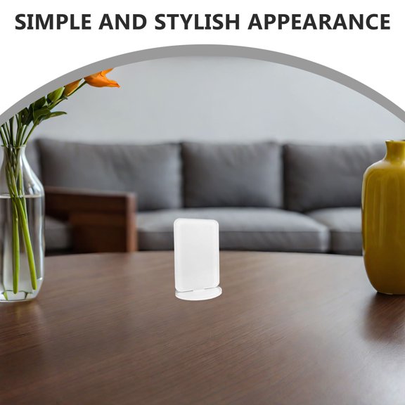 Phenofice 4Pcs White Sublimation Display Stand Acrylic Base for DIY Table Sign Party Wedding Restaurant Decor
