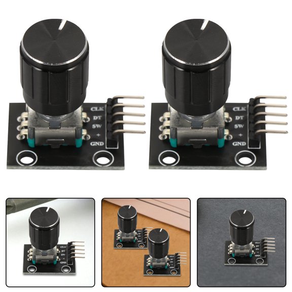 Phenofice Incremental Rotary Encoder Module Black Metal for Robotics 4Set