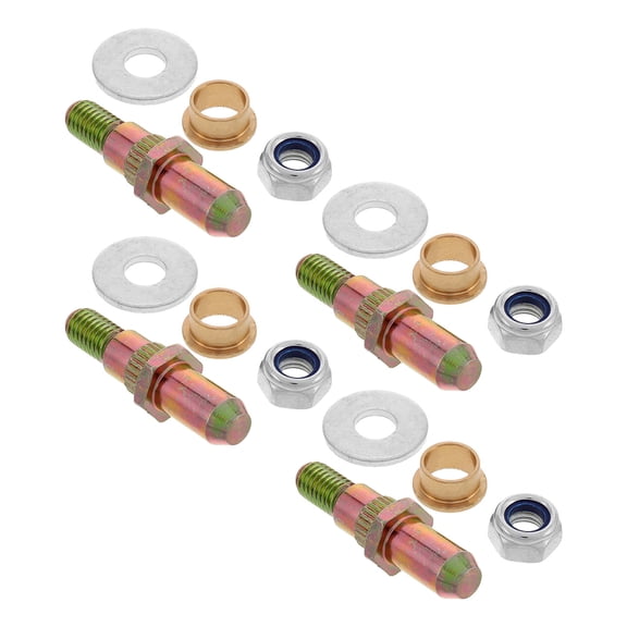 Phenofice 4Sets Front Door Hinge Kit for Suvs with Bushing and Nut Kit Provides Secure Door Support
