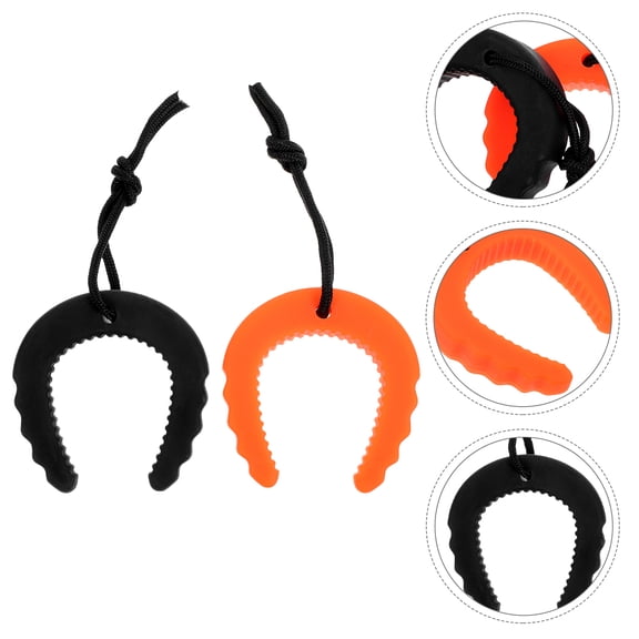 Phenofice 4pcs Door Slam Guard Plastic Emergency Door Jam for Home School Hospital General Public