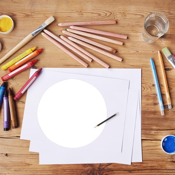 Phenofice 50 Pcs DIY Writing Cardboards for Artists and Simple Appearance Crafts
