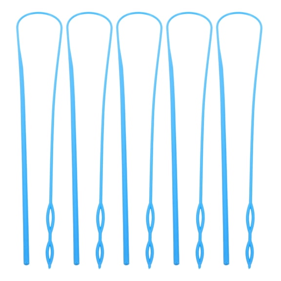 Phenofice 5-Pack Elastic Band Threading Tool Plastic Threader for Pants Waistbands, Ribbon Insertion and Sewing Accessories