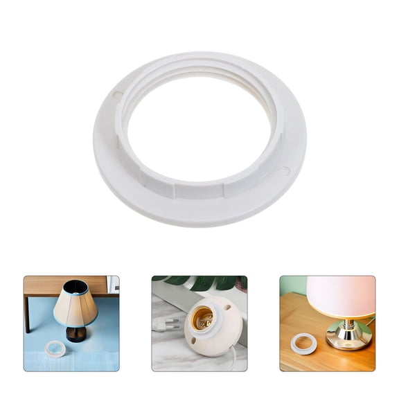 Phenofice Secure Beige Lamp Socket Fastener Ring for Easy Installation 5Pcs