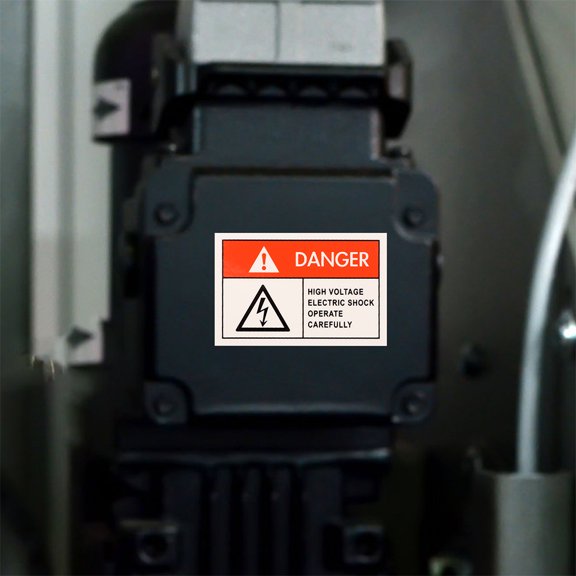 Phenofice Warning Stickers Multi PP Synthetic Paper for Package Use Easy Peel No Residue