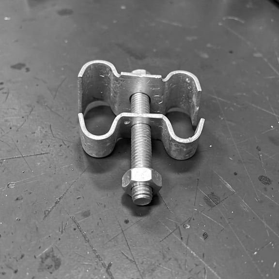 Phenofice Metal Saddle Clips for Home Galvanized Vibration Resistance 5Pcs