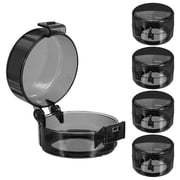 Phenofice 5pcs Gas Stove Knob Covers Safety Guards 4.2cm Black Plastic