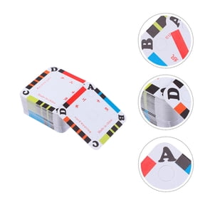Phenofice 60Pcs Paperboard Weaving Cards for Tablet Loom DIY Craft Multicolor Set