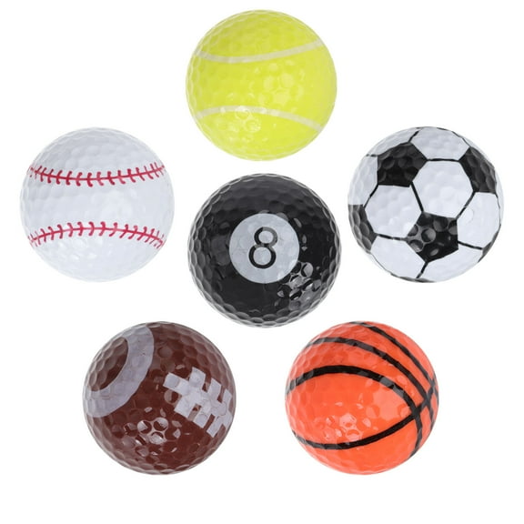 Phenofice 6PCS Training Ball Practice Ball Plastic Round for Beginners Golf Practice