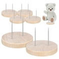thumbnail image 1 of Phenofice Miniature Scene Accessories Wood 6Pcs 1.97X1.97X0.31in, 1 of 8