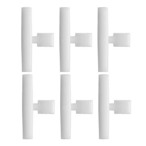 Phenofice 6Pcs Hummingbird Training Tool White Clip on Bird Feeder Station with Perch Accessories