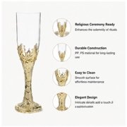 Phenofice Medieval Style Golden Chalices Versatile Use for Church Events