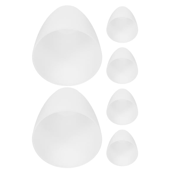 Phenofice 6-Piece White Plastic Lamp Shades for Floor Lamps, Lightweight, , Multipurpose Home Lighting Replacement