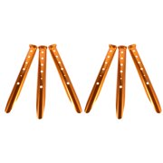 Phenofice 6pcs Camping Pegs for Grassland Tent, Canopy, 12.2in, Golden