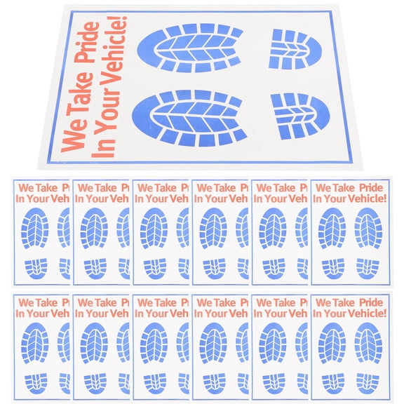 Phenofice Disposable Sky Auto Floor Mats Non- Lightweight Car Interior 80 Sheets