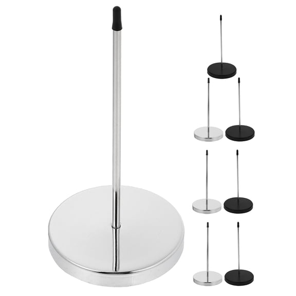 Phenofice 8-Piece Metal Restaurant Order Ticket Holders with Sturdy Base and Secure Spike for Commercial Use