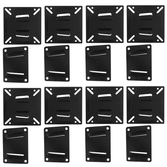 Phenofice Black Wall Mount Brackets for Monitors with Design, Ideal for Home and Office Setup