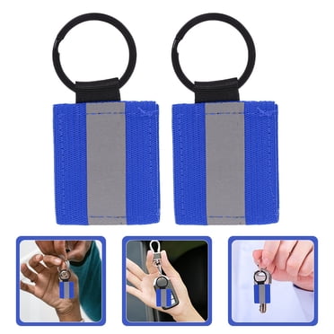 High Visibility Car Keyring Custom Reflective Keychain For Night Running Products