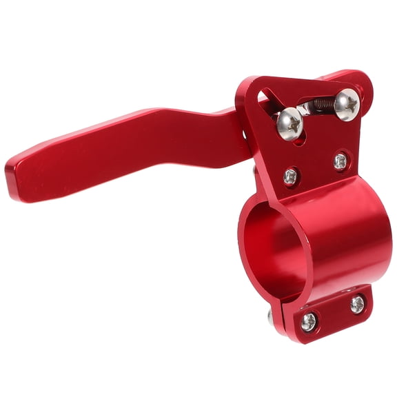 Phenofice Adjustable Turn Signal Rod Extension Durable Steering Wheel Lever 1Pcs Aluminum Alloy Red for Drivers