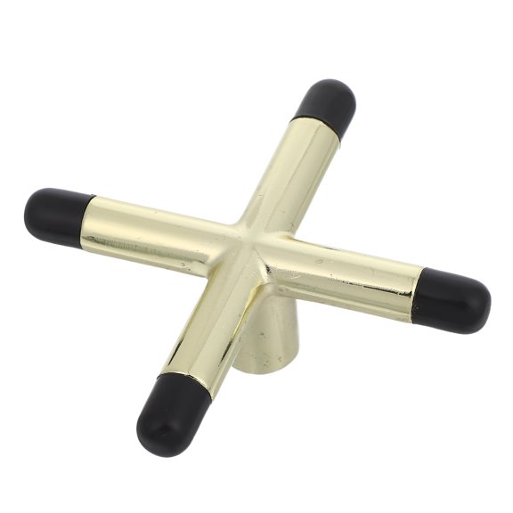 Phenofice Alloy Pool Cue Stand with Elegant Cross Shape and Scratch Prevention for Home Use