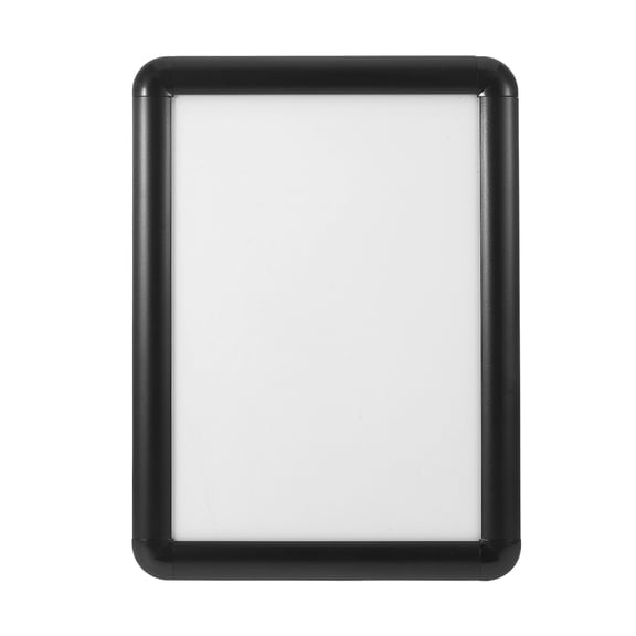 Phenofice Aluminum Snap Frame A4 Size Black for Wall Mounting with Easy Open Design for Office Display