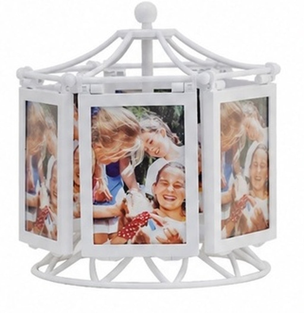 Mini Photo Stand Phenofice Beautiful White ABS Photo Frame Stand with 360 Degree ...