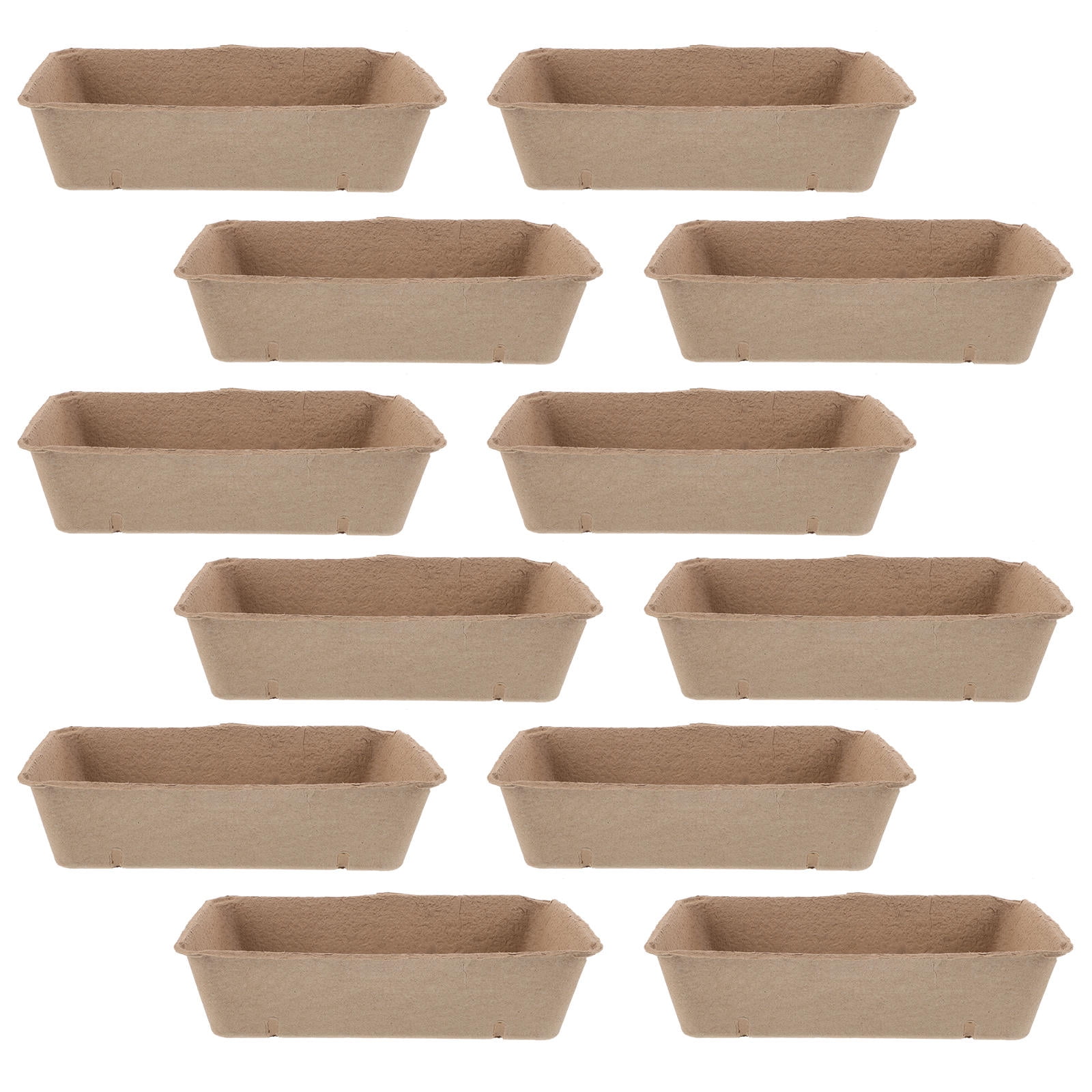 Phenofice Berry Baskets Bulk: 20Pcs Rectangular Natural Pulp Fiber ...