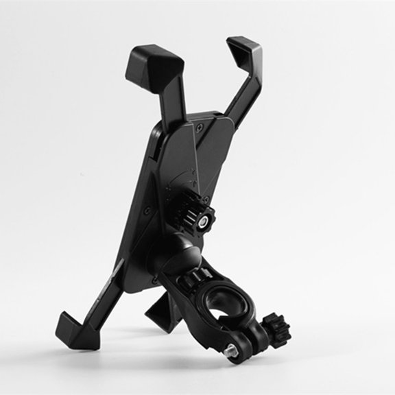 Phenofice Bike Phone Mount with 360 Degree Rotation and Secure Four Buckle Corners in Black