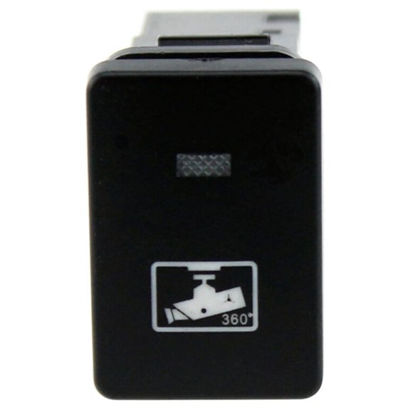 Phenofice Black 12V Car Push Button with LED Indicator, Flame Resistant ABS Material, Automotive Replacement