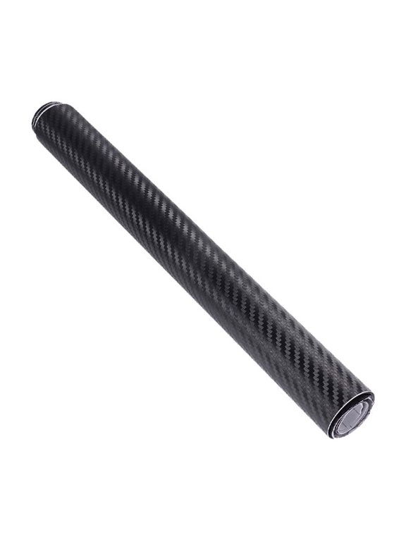 Black 4D Carbon Fiber Car Interior Wrap Film Durable PVC Self Adhesive Sticker