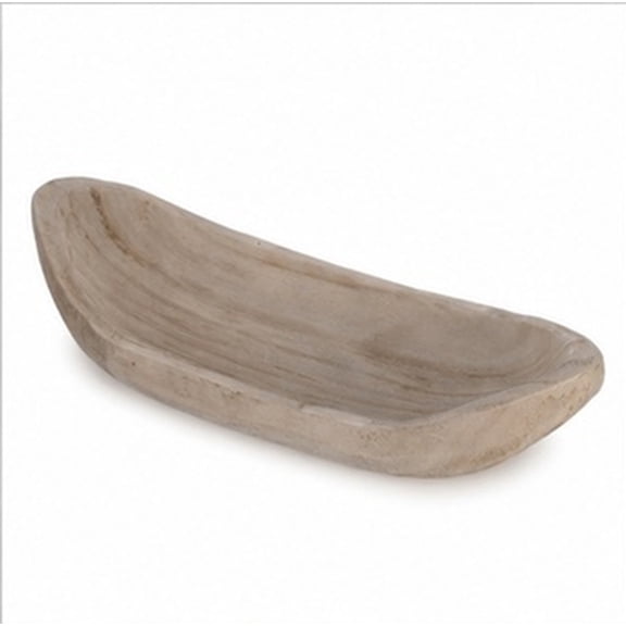 Phenofice Boat Shaped Wood Serving Tray, Decorative Fruit and Plate for Home Kitchen Dining Table