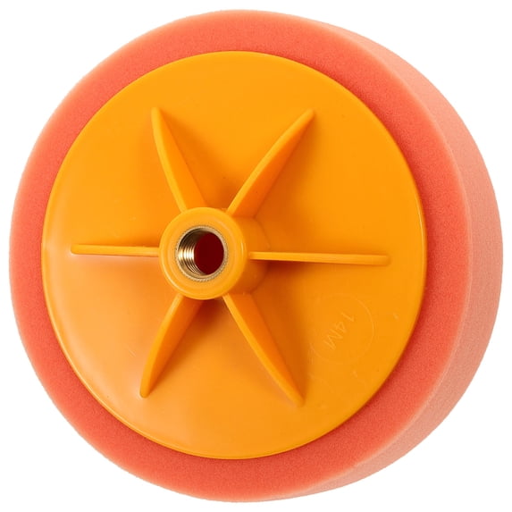 Phenofice Orange Car Wax Applicator Sponge Pad 1 Pack for Personal Use, Auto Detailing and Polishing Tool
