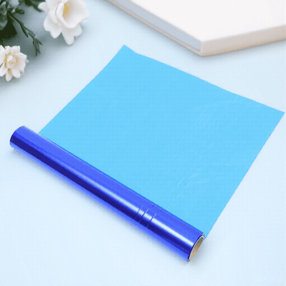 Phenofice Colored Cellophane Wrap Cellophane Wrapping Paper Blue OPP Food Wrapping 1 Set