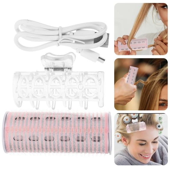 Phenofice Hair Roller for Bangs, USB Rechargeable Hair Styling Tool for Volume, Curling, Frizz Control, Travel Use