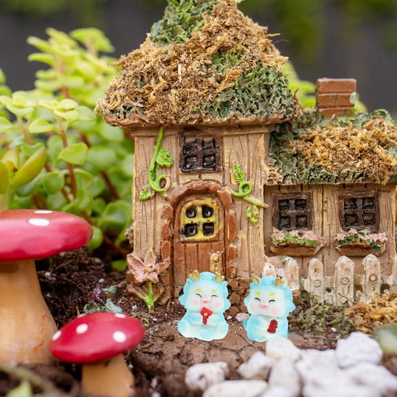 Phenofice Cute Dragon Miniature 12Pcs for House and Table Decor