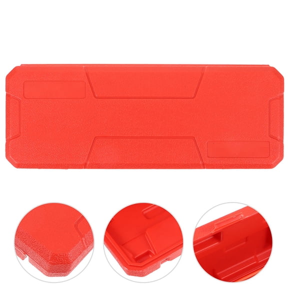 Phenofice Woodworking Tools Caliper Storage Box Plastic Red for Precision Measurement and Home Use 2 Sets